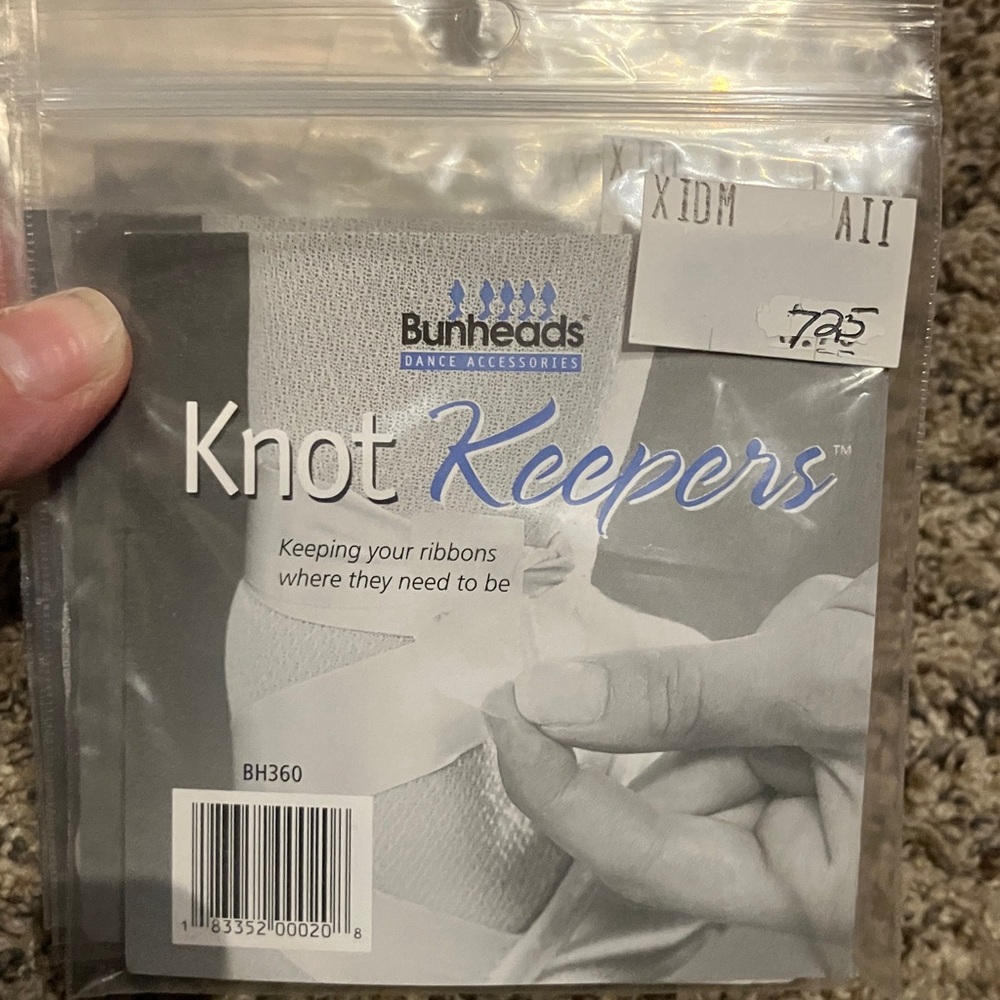 NWT Bunheads Knot Keepers- keeping ribbons where they need to be